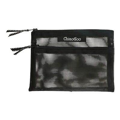 chiaogoo Accessory Pocket-Pouch 17x13cm Black mesh 1pc chiaogoo Accessory Pocket-Pouch 17x13cm Black mesh 1pc