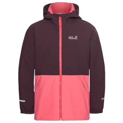 Jack Wolfskin Mädchen New Snowy Days Jkt, Amaranth, 128 EU Jack Wolfskin Mädchen New Snowy Days Jkt, Amaranth, 128 EU