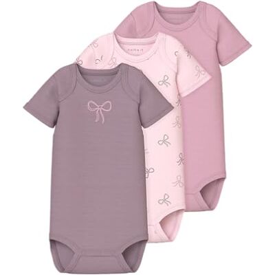 NAME IT Nbfbody 3P Ss Barely Pink Bow Noos NAME IT Nbfbody 3P Ss Barely Pink Bow Noos