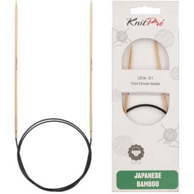 KnitPro K22242 Rundstricknadel, Bamboo, Braun, 2.25 mm KnitPro K22242 Rundstricknadel, Bamboo, Braun, 2.25 mm