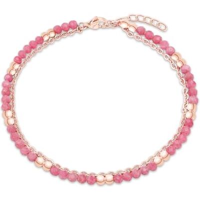 s.Oliver Anklet Elegante Fußkette aus poliertem Edelstahl roségold Ankerkette verstellbar bis 27 cm wasserfest & hautfreundlich s.Oliver Anklet Elegante Fußkette aus poliertem Edelstahl roségold Ankerkette verstellbar bis 27 cm wasserfest & hautfreundlich