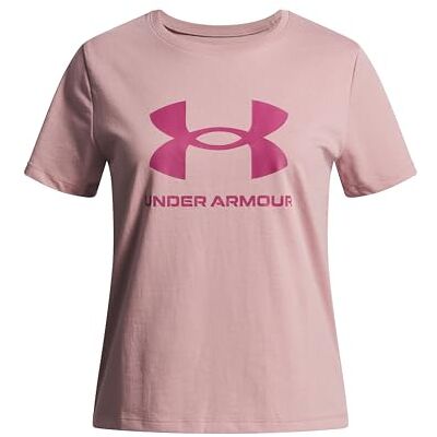 Under Armour Mädchen Big Logo Kurzarmshirt, superweiches Sportshirt aus Baumwollmischung, schnelltrocknendes T-Shirt mit geripptem Kragen,Tourmaline Pink / / Fuchsia Dusk,YMD Under Armour Mädchen Big Logo Kurzarmshirt, superweiches Sportshirt aus Baumwollmischung, schnelltrocknendes T-Shirt mit geripptem Kragen,Tourmaline Pink / / Fuchsia Dusk,YMD