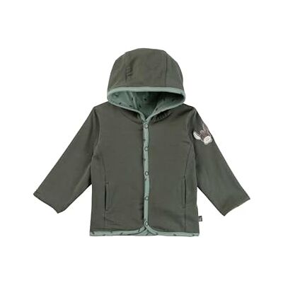Sterntaler Babyjacke zum Wenden aus Baumwolljersey mit Kapuze und Druckknöpfen Wendeseite einfarbig mit seitlichen Eingrifftaschen Unisex Sommerjacke Baby und Kleinkind Sterntaler Babyjacke zum Wenden aus Baumwolljersey mit Kapuze und Druckknöpfen Wendeseite einfarbig mit seitlichen Eingrifftaschen Unisex Sommerjacke Baby und Kleinkind