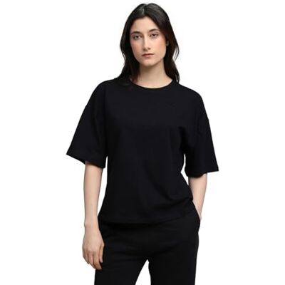 Puma Unisex Her Oversized Tees, Schwarz, XL EU Puma Unisex Her Oversized Tees, Schwarz, XL EU