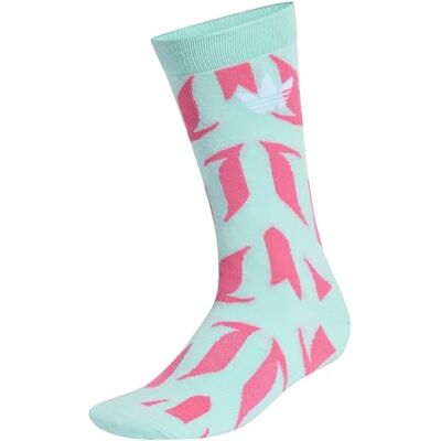Adidas Unisex LIONEL MESSI PRINT SOCK 3 PAIR PACK, semi flash aqua/white/white, 42-45 Adidas Unisex LIONEL MESSI PRINT SOCK 3 PAIR PACK, semi flash aqua/white/white, 42-45