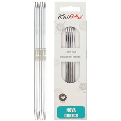 KnitPro Nova Cubics Nadelspiele 6" (15cm) 3,5mm KnitPro Nova Cubics Nadelspiele 6" (15cm) 3,5mm
