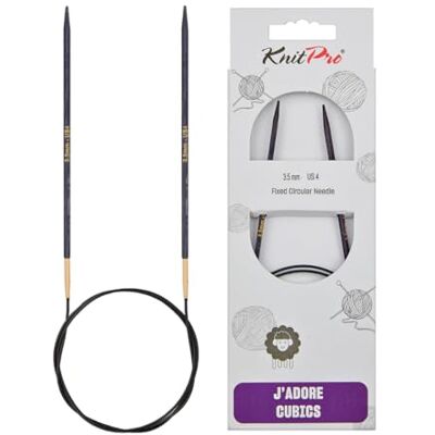 KnitPro J’adore Cubics Rundstricknadeln 24" (60cm) 3,5mm KnitPro J’adore Cubics Rundstricknadeln 24" (60cm) 3,5mm