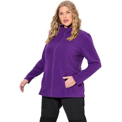 Ulla Popken Damen große Größen Übergrößen Plus Size Fleecejacke, Baukastensystem, Innenjacke, recycelt dunkle Pflaume 42+ 796970845-42+ Ulla Popken Damen große Größen Übergrößen Plus Size Fleecejacke, Baukastensystem, Innenjacke, recycelt dunkle Pflaume 42+ 796970845-42+