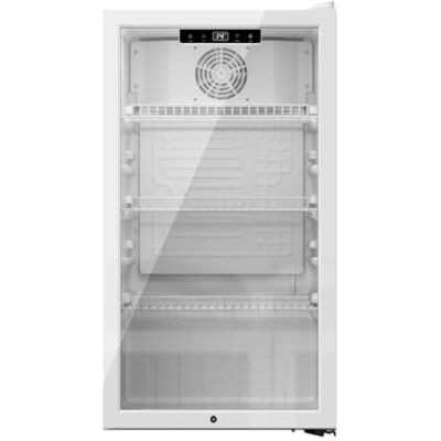PKM Flaschenkühlschrank GKS83W Display & Touch Control, Umluft-Kühlung, 89 L, Blaue LED-Beleuchtung PKM Flaschenkühlschrank GKS83W Display & Touch Control, Umluft-Kühlung, 89 L, Blaue LED-Beleuchtung