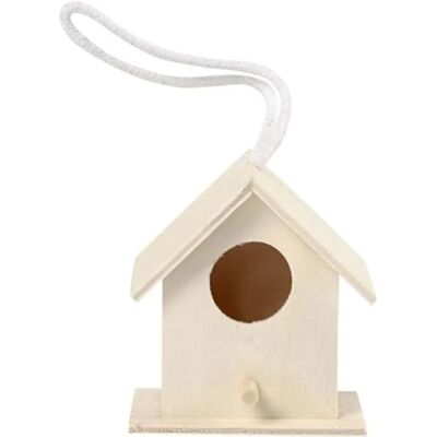 Creativ Mini-Vogelhäuschen, Holz, quadratisch, Pappel Creativ Mini-Vogelhäuschen, Holz, quadratisch, Pappel