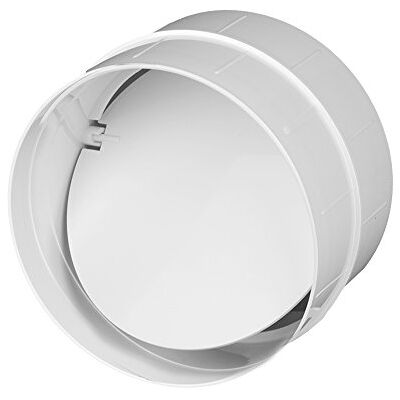 Awenta Verbinder Rückstauklappe Lüftungsrohr ABS Rundrohr Ø 150 Abluft-Rohr 150 mm, PVC, Weiß Awenta Verbinder Rückstauklappe Lüftungsrohr ABS Rundrohr Ø 150 Abluft-Rohr 150 mm, PVC, Weiß