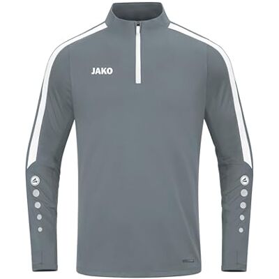 JAKO Herren Ziptop Power, Steingrau, XL JAKO Herren Ziptop Power, Steingrau, XL