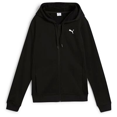 Puma Unisex W TAD Essential FT FZ Sweatjacken, Black, M Puma Unisex W TAD Essential FT FZ Sweatjacken, Black, M