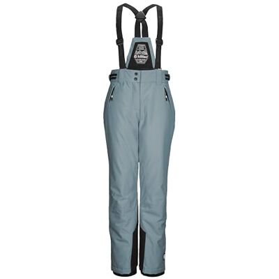 Killtec Mädchen Skihose/Funktionshose mit abnehmbarem Latz, Kantenschutz und Schneefang KSW 213 GRLS SKI PNTS, hell Rauchblau, 176, 43650-000 Killtec Mädchen Skihose/Funktionshose mit abnehmbarem Latz, Kantenschutz und Schneefang KSW 213 GRLS SKI PNTS, hell Rauchblau, 176, 43650-000