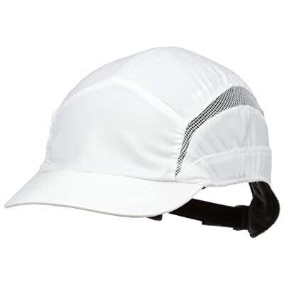 3M ™ First Base™ 3 Anstoßkappe 2030604, Classic, Weiß, verkürzter Schirm, 55 mm 3M ™ First Base™ 3 Anstoßkappe 2030604, Classic, Weiß, verkürzter Schirm, 55 mm