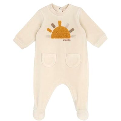 Chicco , Babystrampler Aus Warmem Und Weichem Nicki, Mit Praktischer Schrittöffnung, Ideal Für Den Winter, Babykleidung für 0-24 Monate, Designed in Italy Chicco , Babystrampler Aus Warmem Und Weichem Nicki, Mit Praktischer Schrittöffnung, Ideal Für Den Winter, Babykleidung für 0-24 Monate, Designed in Italy