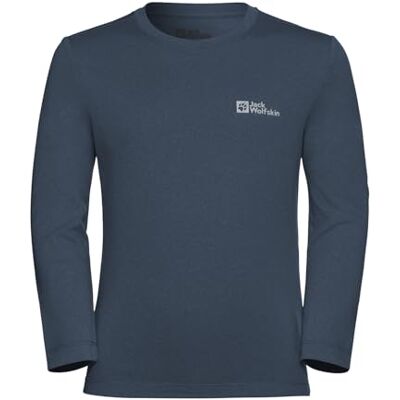 Jack Wolfskin Jungen Actamic K Longsleeve, Midnight Sky, 140 EU Jack Wolfskin Jungen Actamic K Longsleeve, Midnight Sky, 140 EU