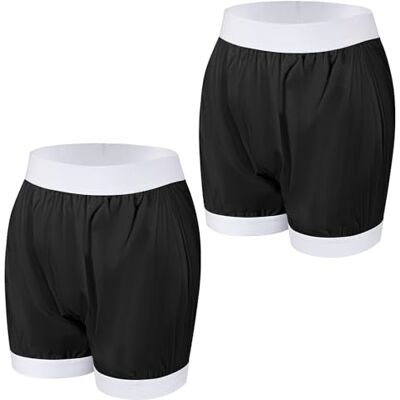 CARER Healthcare Incontinence Pregnancy Carer 2 Stück Inkontinenz-Auslaufsichere Unterwäsche Boxershorts für Erwachsene Plastik-Windelhülle Waschbare Wiederverwendbare Wasserdichte InkontinenzUnterwäsche Boxershorts Unisex Schwarz Größe XL CARER Healthcare Incontinence Pregnancy Carer 2 Stück Inkontinenz-Auslaufsichere Unterwäsche Boxershorts für Erwachsene Plastik-Windelhülle Waschbare Wiederverwendbare Wasserdichte InkontinenzUnterwäsche Boxershorts Unisex Schwarz Größe XL