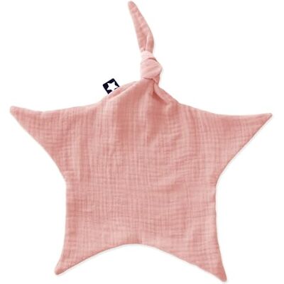 Julius Zöllner Schnuffeltuch aus 100 Prozent Musselin-Baumwolle, 35 cm, OEKO-TEX STANDARD 100, Made in Germany, dusty Rose, Baby Julius Zöllner Schnuffeltuch aus 100 Prozent Musselin-Baumwolle, 35 cm, OEKO-TEX STANDARD 100, Made in Germany, dusty Rose, Baby