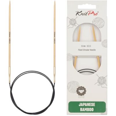 KnitPro Bamboo Rundstickor 100 cm 3,00 mm Stricknadel KnitPro Bamboo Rundstickor 100 cm 3,00 mm Stricknadel