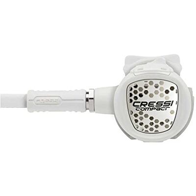 CRESSI MC9/XS Compact Regulator Atemregler zum Tauchen,DIN, Weiß, Unisex für Erwachsene CRESSI MC9/XS Compact Regulator Atemregler zum Tauchen,DIN, Weiß, Unisex für Erwachsene