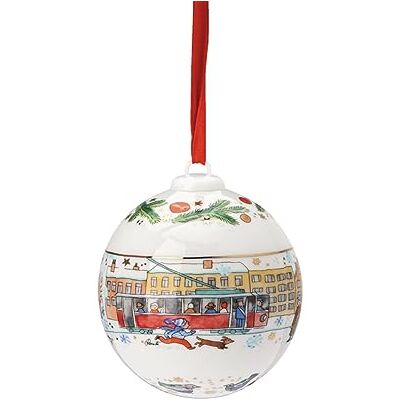 Hutschenreuther Porzellankugel Weihnachtskugel 2023 Porzellankugel, 6 CM Hutschenreuther Porzellankugel Weihnachtskugel 2023 Porzellankugel, 6 CM
