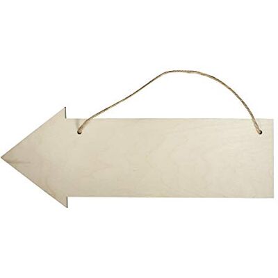 Rayher 62848505 Holz Schild Pfeil, FSC100%, Natur Rayher 62848505 Holz Schild Pfeil, FSC100%, Natur