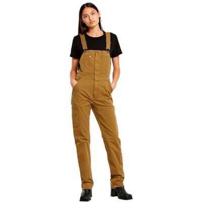 G-STAR Damen Slim Latzhose, Braun (dk mustard D25996-D922-1377), M G-STAR Damen Slim Latzhose, Braun (dk mustard D25996-D922-1377), M