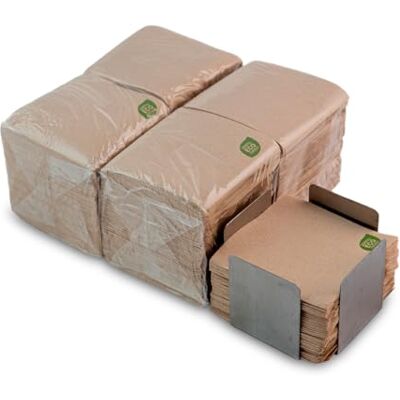 Hostelnovo Packung mit 300 Cocktail-Servietten aus Papier, 100% recycelbar und biologisch abbaubar, Tischserviettenhalter aus Edelstahl, umweltfreundliche Servietten, 10 x 10 cm, gefaltet. Hostelnovo Packung mit 300 Cocktail-Servietten aus Papier, 100% recycelbar und biologisch abbaubar, Tischserviettenhalter aus Edelstahl, umweltfreundliche Servietten, 10 x 10 cm, gefaltet.