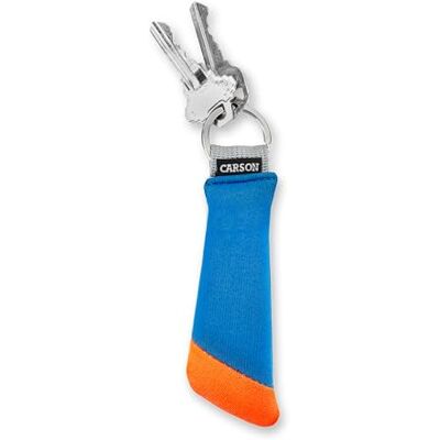 CARSON schwimmender Neopren Schlüsselanhänger mit Schaumstoffkern, Orange CARSON schwimmender Neopren Schlüsselanhänger mit Schaumstoffkern, Orange