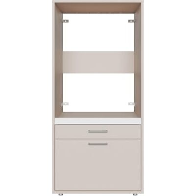 Forte WASHCAB Waschschrank 60 70, moderner Schrank zur Aufbewahrung von Waschmaschine oder Trockner, 2 Schubladen, Badezimmer, Kaschmir Beige, 66,8 cm breit x 142,4 cm hoch x 67,5 cm tief Forte WASHCAB Waschschrank 60 70, moderner Schrank zur Aufbewahrung von Waschmaschine oder Trockner, 2 Schubladen, Badezimmer, Kaschmir Beige, 66,8 cm breit x 142,4 cm hoch x 67,5 cm tief