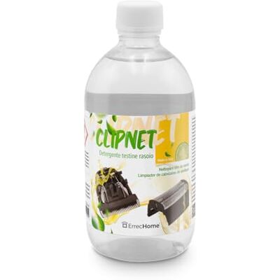 ERRECHOME ClipNet Scherkopfreiniger, kompatibel mit allen Marken von Rasierern und Reinigungskartuschen, auch zum Nachfüllen von Kartuschen geeignet, 500 ml Flasche ERRECHOME ClipNet Scherkopfreiniger, kompatibel mit allen Marken von Rasierern und Reinigungskartuschen, auch zum Nachfüllen von Kartuschen geeignet, 500 ml Flasche