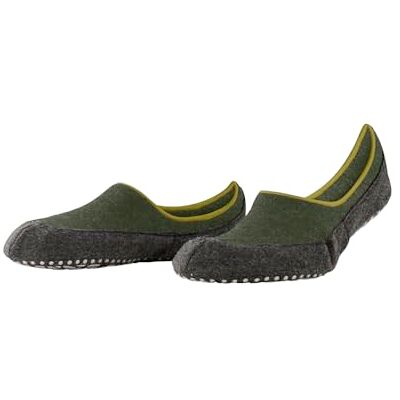 FALKE Unisex Stoppersocken Cosyshoe Invisible M Hp Wolle rutschhemmende Noppen 1 Paar, Grün Dark Moss 7617, 39-40 FALKE Unisex Stoppersocken Cosyshoe Invisible M Hp Wolle rutschhemmende Noppen 1 Paar, Grün Dark Moss 7617, 39-40