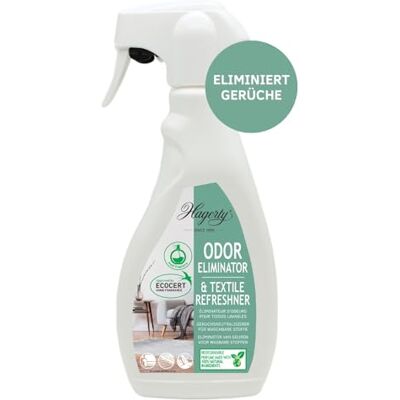 Hagerty Odor Eliminator 500 ml I Textilerfrischer zur Beseitigung von Gerüchen I Effizienter Enzymreiniger und Geruchsneutralisierer für Haustiere & Haushalt I Haustiergeruchsentferner Hagerty Odor Eliminator 500 ml I Textilerfrischer zur Beseitigung von Gerüchen I Effizienter Enzymreiniger und Geruchsneutralisierer für Haustiere & Haushalt I Haustiergeruchsentferner