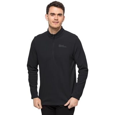 Jack Wolfskin Herren Taunus Hz M Fleecepullover, Schwarz, XL EU Jack Wolfskin Herren Taunus Hz M Fleecepullover, Schwarz, XL EU