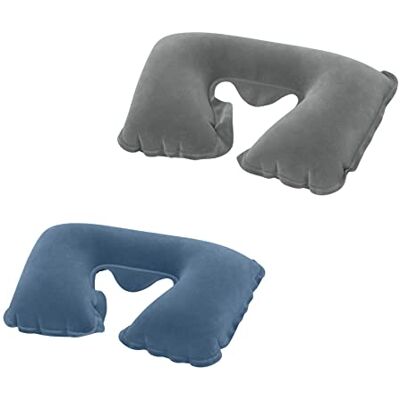 Bestway 14.5" x 9.5" x 4"/37cm x 24cm x 10cm Flocked Air Neck Rest Bestway 14.5" x 9.5" x 4"/37cm x 24cm x 10cm Flocked Air Neck Rest