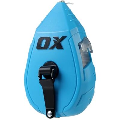 OX Tools OX Contractor 30m Schlagschnur – ABS-Gehäuse mit Extra-Fettdrucklinie, Nylonverstärkt & Transparenter Sichtfenster OX Tools OX Contractor 30m Schlagschnur – ABS-Gehäuse mit Extra-Fettdrucklinie, Nylonverstärkt & Transparenter Sichtfenster