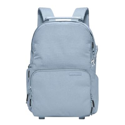 BREVITE Jumper Photo Kompaktkamera-Rucksack: ein minimalistischer und reisefreundlicher Fotografierucksack, kompatibel mit Laptop- und DSLR-Zubehör, 18 l, Himmelblau, blau BREVITE Jumper Photo Kompaktkamera-Rucksack: ein minimalistischer und reisefreundlicher Fotografierucksack, kompatibel mit Laptop- und DSLR-Zubehör, 18 l, Himmelblau, blau