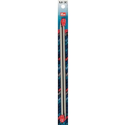 Prym 191430 Jackenstricknadeln ALU 25 cm 5,00 mm grau Prym 191430 Jackenstricknadeln ALU 25 cm 5,00 mm grau