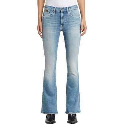G-STAR Damen 3301 Flare Jeans, Blau (Sun Faded Summer Sky D21290-D441-H099), 30W / 30L G-STAR Damen 3301 Flare Jeans, Blau (Sun Faded Summer Sky D21290-D441-H099), 30W / 30L
