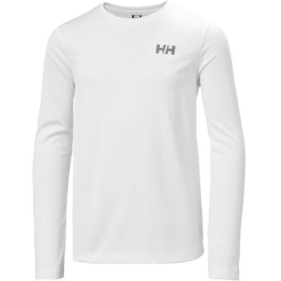 Hansen Junior Unisex Jr Hh Tech Ls Crew, White, 9 Hansen Junior Unisex Jr Hh Tech Ls Crew, White, 9