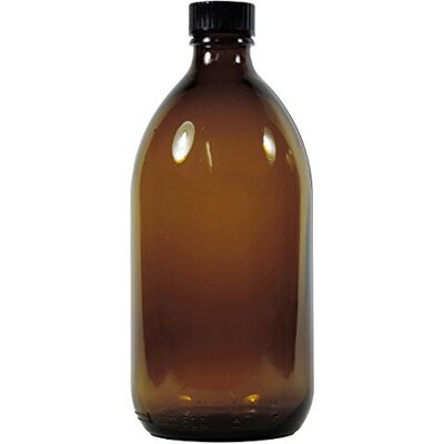 mikken Viva-Haushaltswaren Gabriele Hesse e.K. 1 Braune Apothekerflasche 500ml Medizinflasche Braunglas inkl. einem Beschriftungsetikett mikken Viva-Haushaltswaren Gabriele Hesse e.K. 1 Braune Apothekerflasche 500ml Medizinflasche Braunglas inkl. einem Beschriftungsetikett