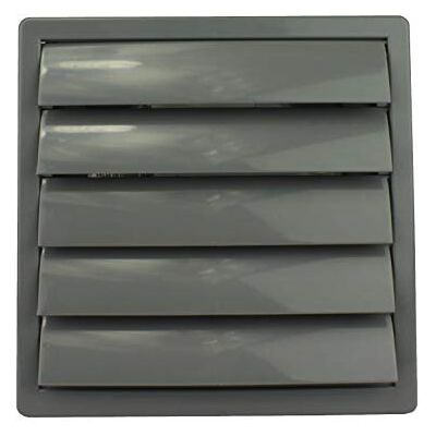 MKK Lüftungsgitter Lamellengitter Wetterschutz Kunststoff 170 x 170 mm Ø 100 mm grau MKK Lüftungsgitter Lamellengitter Wetterschutz Kunststoff 170 x 170 mm Ø 100 mm grau