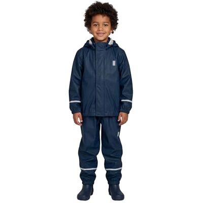Kabooki LEGO® Kinder Regenset für Jungen und Mädchen Wasserdicht (5.000 mm) & Verschweißte Nähte Outdoor Regenanzug mit verstellbaren Hosenträgern & Reflektoren Kabooki LEGO® Kinder Regenset für Jungen und Mädchen Wasserdicht (5.000 mm) & Verschweißte Nähte Outdoor Regenanzug mit verstellbaren Hosenträgern & Reflektoren