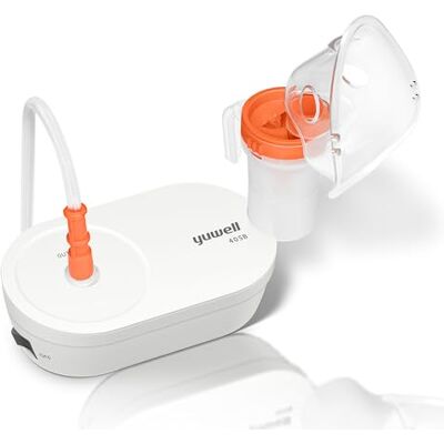 yuwell Inhalationsgerät für Kinder und Erwachsene, Luftkompressor, bei Erkältungen und Atemwegserkrankungen der Oberen und Unteren Atemwege, Einfache Reinigung, Kompaktes Design (405B) yuwell Inhalationsgerät für Kinder und Erwachsene, Luftkompressor, bei Erkältungen und Atemwegserkrankungen der Oberen und Unteren Atemwege, Einfache Reinigung, Kompaktes Design (405B)