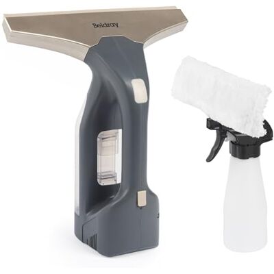 Beldray Akku-Fenstersauger+ – Handheld & wiederaufladbar, streifenfreie Reinigung, Spiegel- und Glasreinigung, 100 ml Abnehmbarer Wassertank, inklusive Sprühflasche und Wischpad, Titan, BEL01985VDE Beldray Akku-Fenstersauger+ – Handheld & wiederaufladbar, streifenfreie Reinigung, Spiegel- und Glasreinigung, 100 ml Abnehmbarer Wassertank, inklusive Sprühflasche und Wischpad, Titan, BEL01985VDE