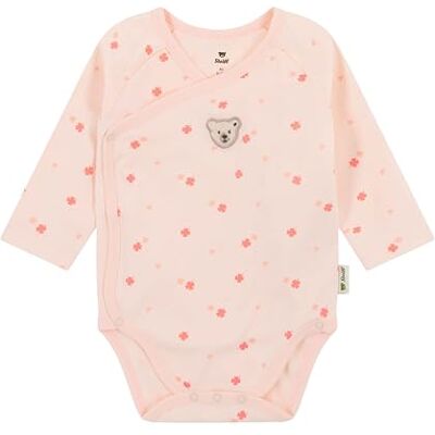 Steiff Wickelbody langarm EU Größe 56 pearl blush, langarm Body für Babys, Wickel-Strampler Einteiler, weicher und bequemer Strampelanzug, waschmaschinenfest Steiff Wickelbody langarm EU Größe 56 pearl blush, langarm Body für Babys, Wickel-Strampler Einteiler, weicher und bequemer Strampelanzug, waschmaschinenfest