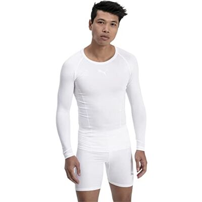 Puma Herren Men's 3 Pack Crew Neck T-Shirts Unterhemd, Weiß, Klein Puma Herren Men's 3 Pack Crew Neck T-Shirts Unterhemd, Weiß, Klein