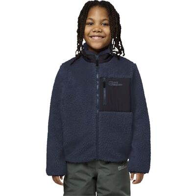 Jack Wolfskin Jungen Ice Curl, Midnight Sky, 140 EU Jack Wolfskin Jungen Ice Curl, Midnight Sky, 140 EU