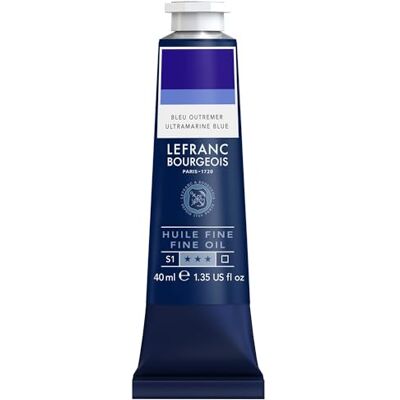 Lefranc Bourgeois 301769 Feine Ölfarbe in hervorragender Qualität,lichtecht mit gleichmäßige Konsistenz, 40ml Tube, ideal für Keilrahmen, Leinwand, Malkarton Blauviolett Lefranc Bourgeois 301769 Feine Ölfarbe in hervorragender Qualität,lichtecht mit gleichmäßige Konsistenz, 40ml Tube, ideal für Keilrahmen, Leinwand, Malkarton Blauviolett